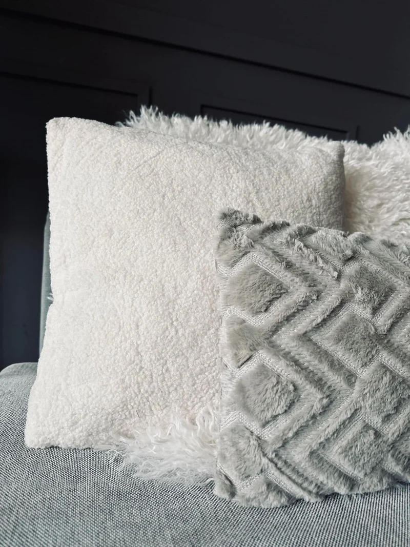 Kissen inkl. Füllung - 30x50cm Beige ZigZag