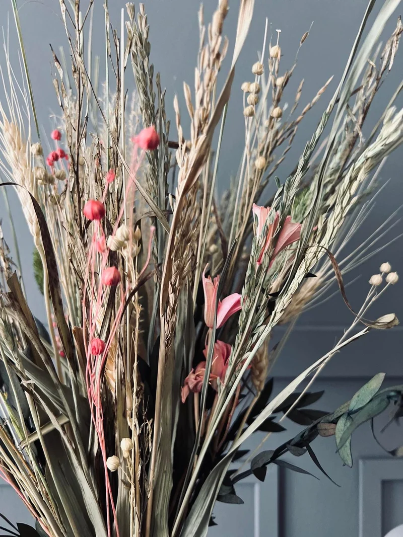 Dauerblumenstrauß - Rosen-Mix