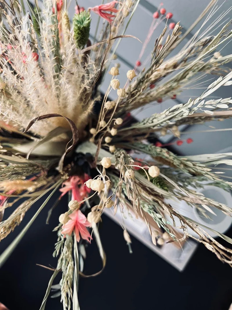 Dauerblumenstrauß - Rosen-Mix