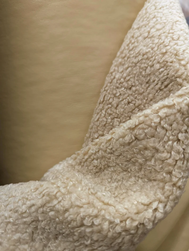 No. 609 Lederimitat - Shearling