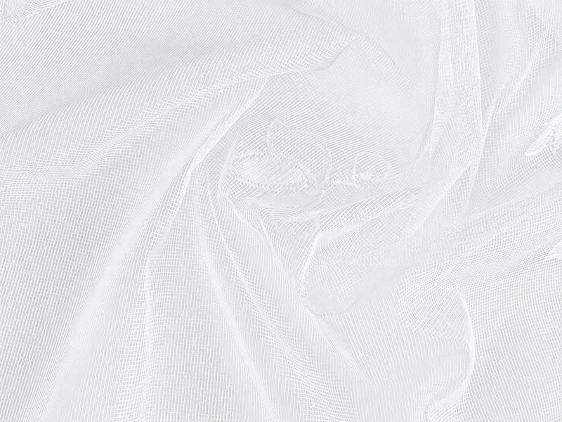 Fertiggardine m. Universalband versch. Größen weiß Edel Jacquard