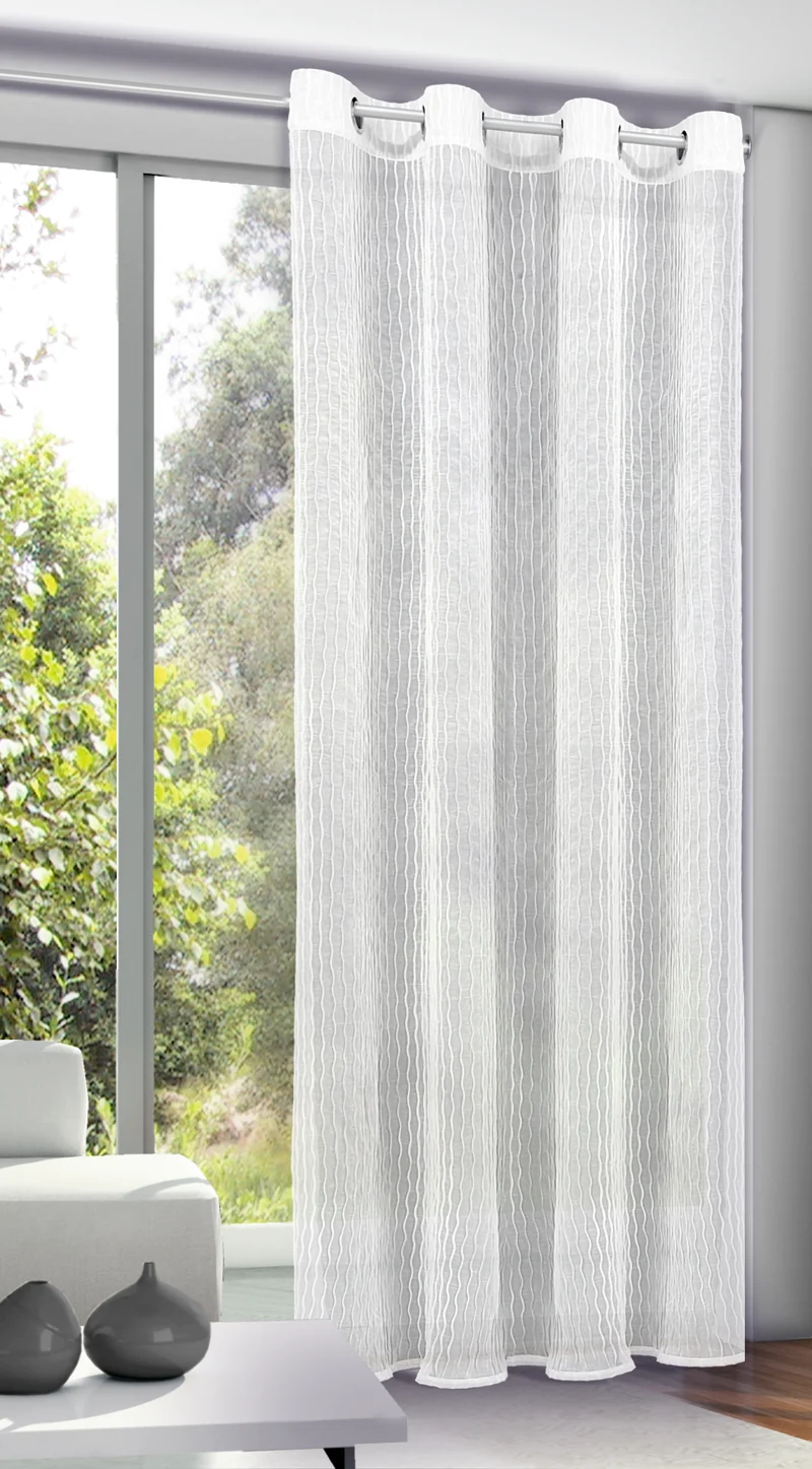 Ösenschal Otto BxH 135x245cm Crush Optik transparent versch. Farben