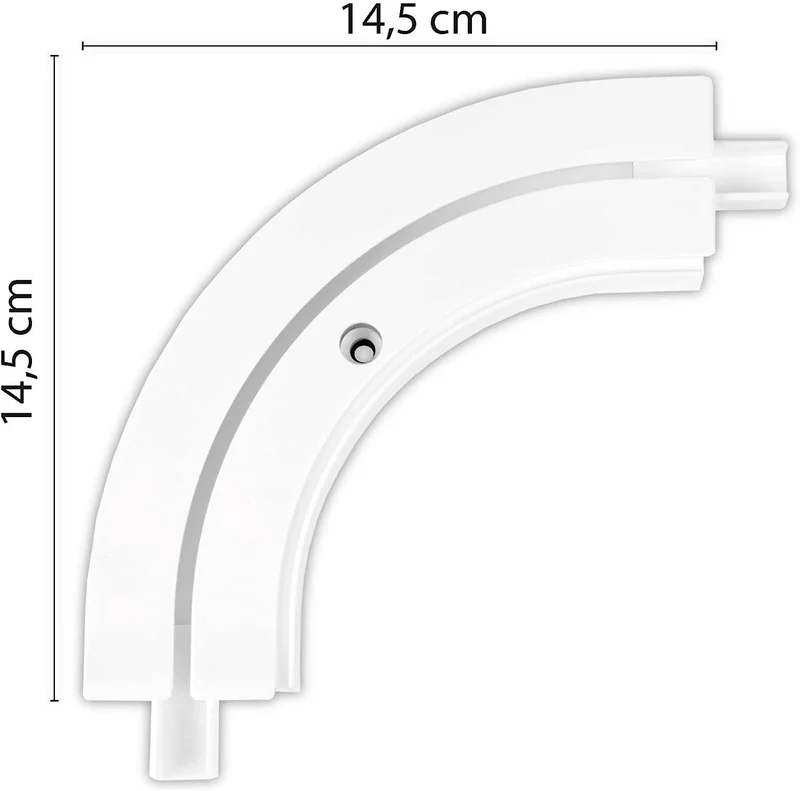 Innenlauf Schienen weiß 1/2/3-läufig und Zubehör