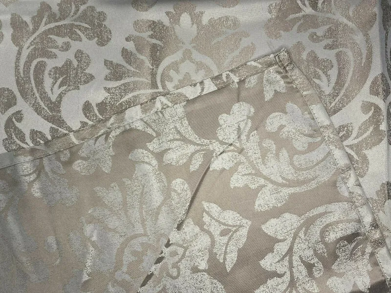 Fertigschal Jasmin taupe BxH 140x175/245cm