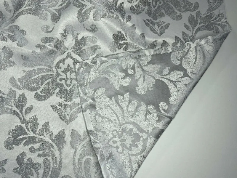 Fertigschal Jasmin silber BxH 140x175/245cm