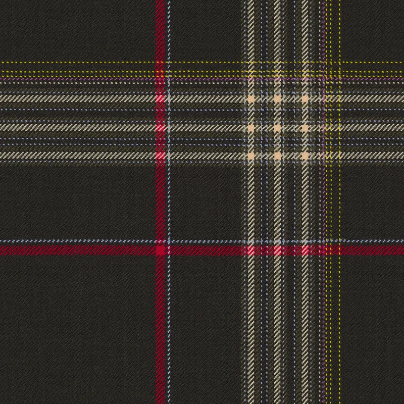 Maharam - Mingled Plaid - 466364.003 Cocoa