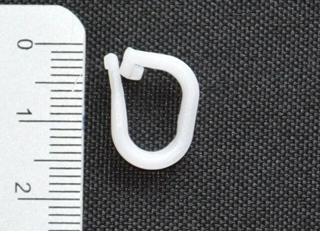 Faltenclip für Cliprollos 100 Stück weiß