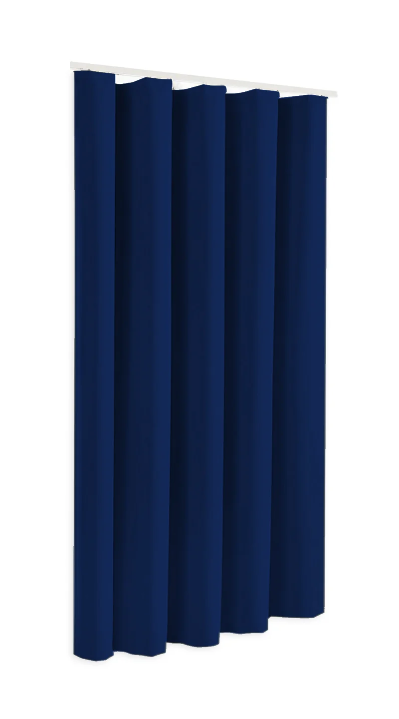 Blackout Thermovorhang "Sopran" Verdunkelungsvorhang blau BxH 140x175/245cm