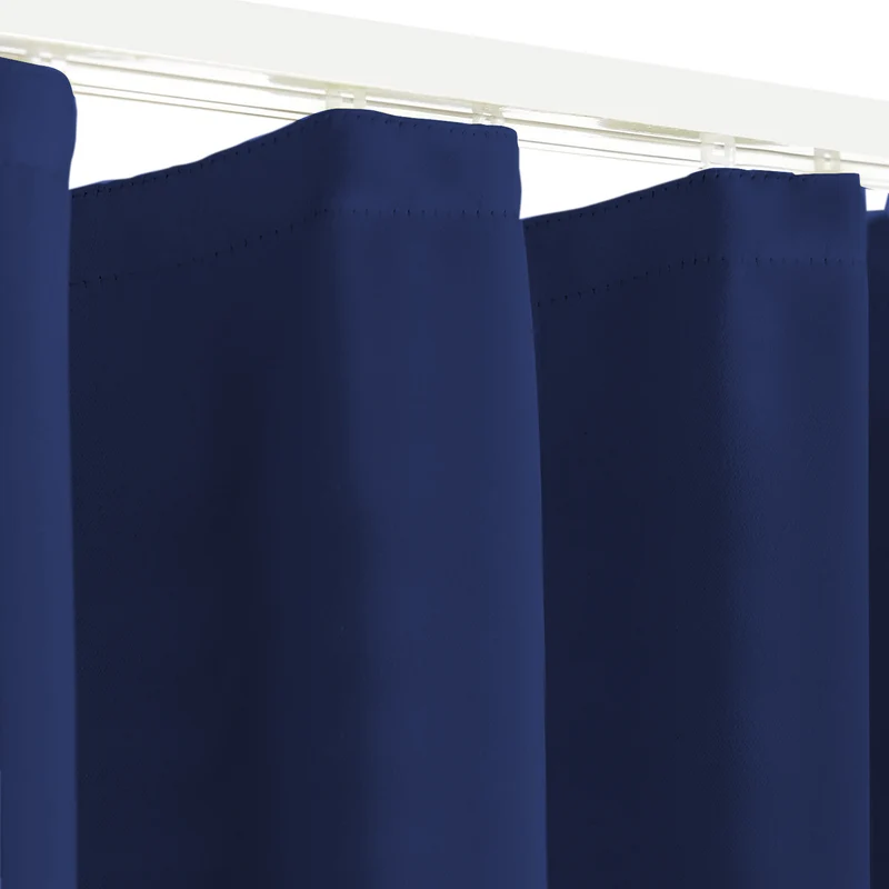 Blackout Thermovorhang "Sopran" Verdunkelungsvorhang blau BxH 140x175/245cm
