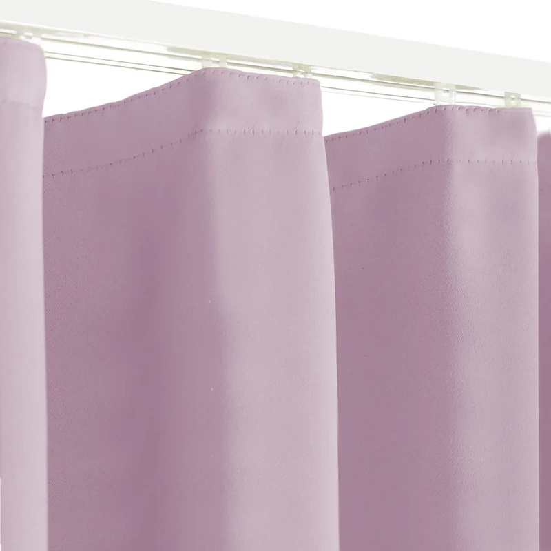 Blackout Thermovorhang "Sopran" Verdunkelungsvorhang rosé / rosa BxH 140x175/245cm