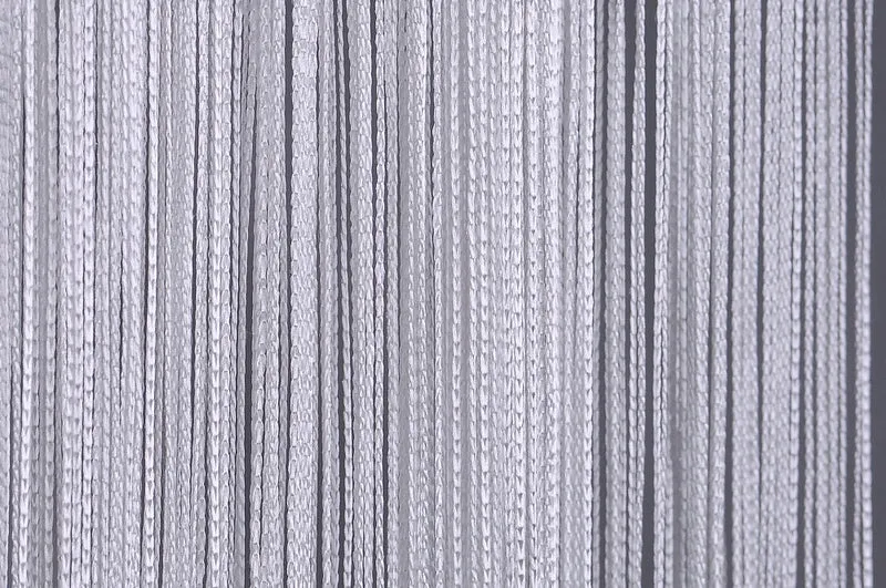 Fadenvorhang mit Tunneldurchzug weiß Breite 90/140cm Höhe 250cm