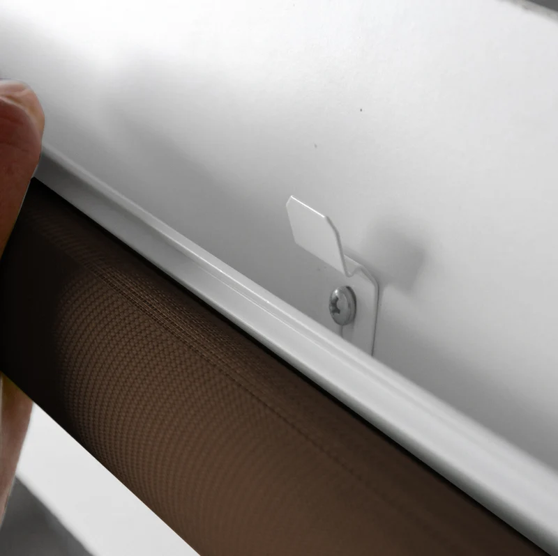 Klemmfix Click Doppelrollo 3 in 1 braun