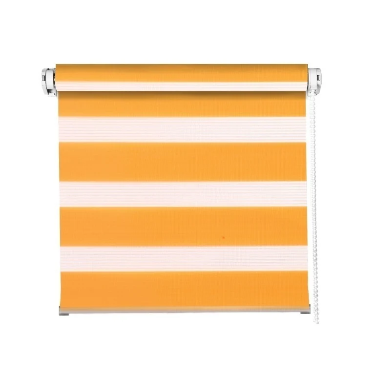 Classic Doppelrollo orange nach Maß