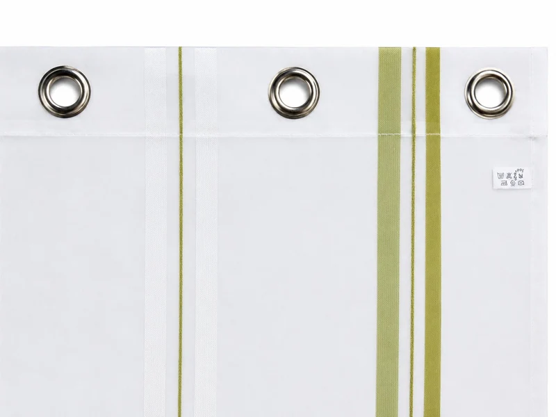 Design Scheibengardine grün HxB 50x150cm