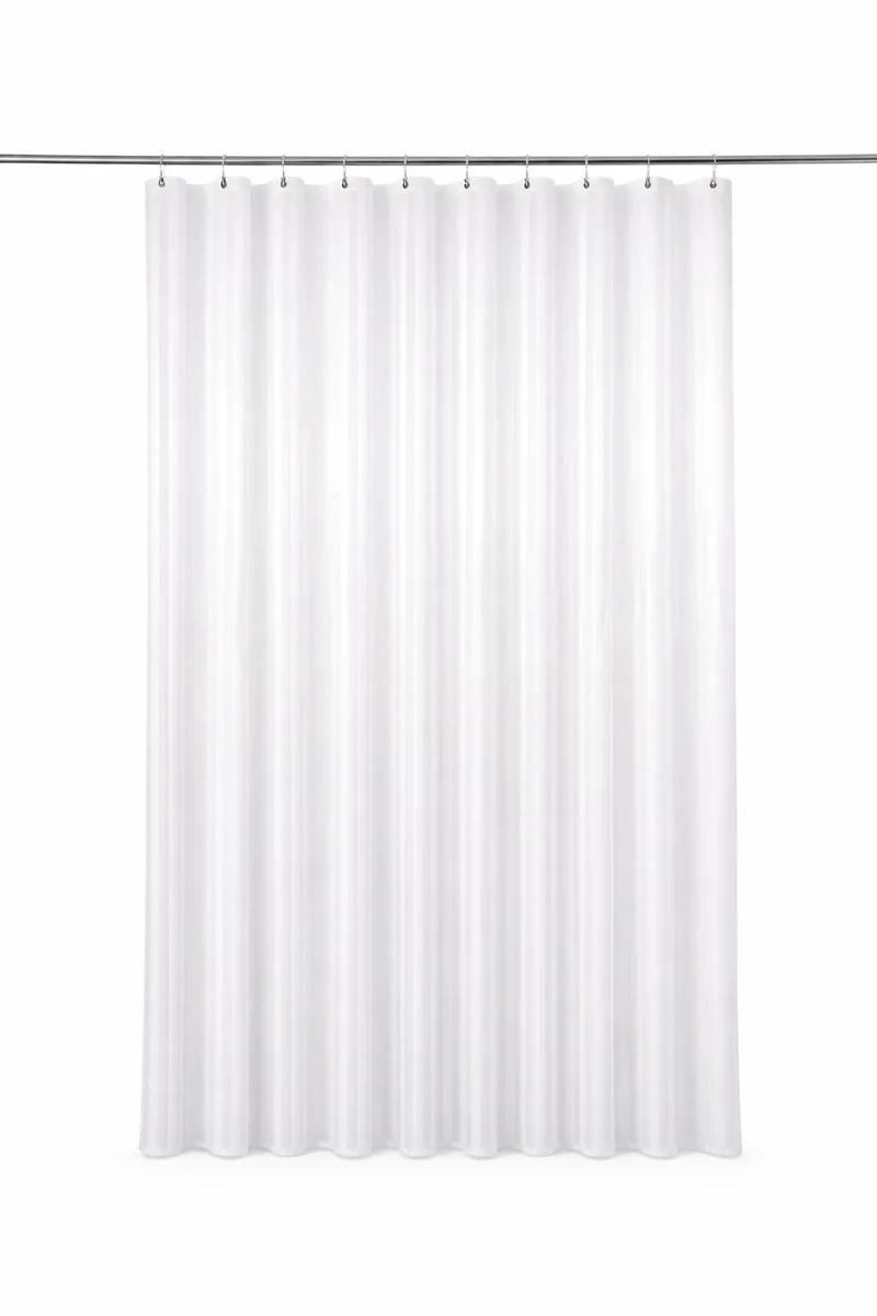 Textil-Duschvorhang Hilton weiß BxH 180x200cm