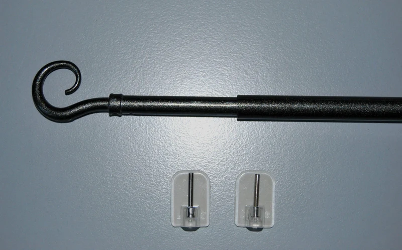 Bistrostange anthrazit ausziehbar 50-85cm