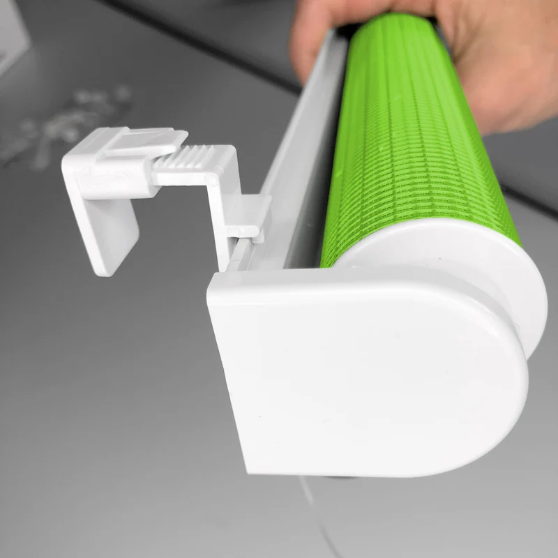 Klemmfix Click 3 in1 Doppelrollo nach Maß grün