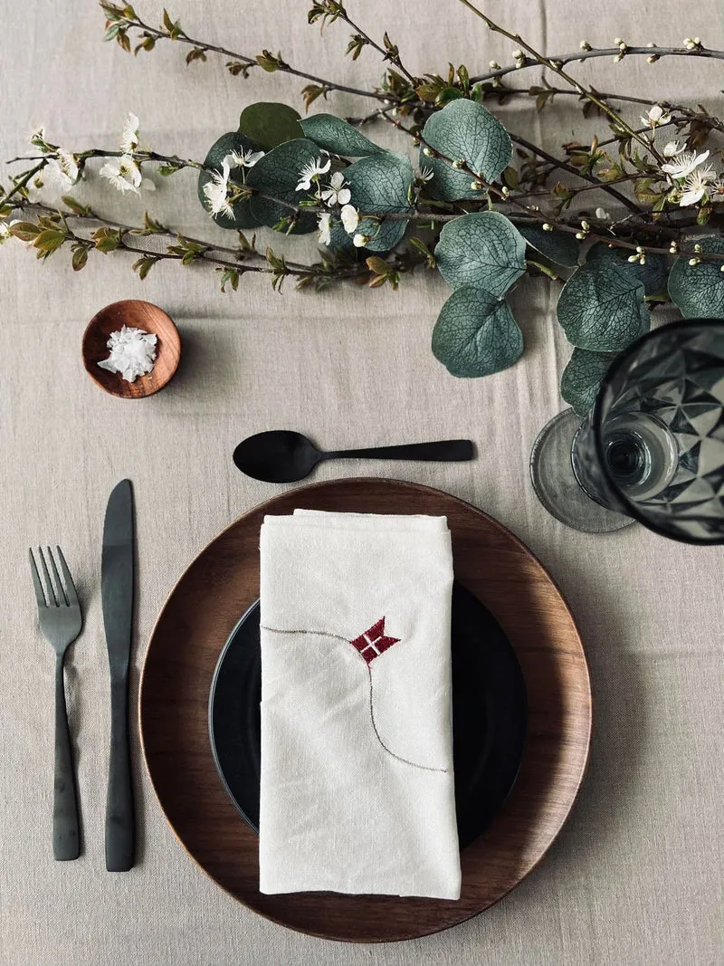 Tischdecke - Nordic beige 140x220