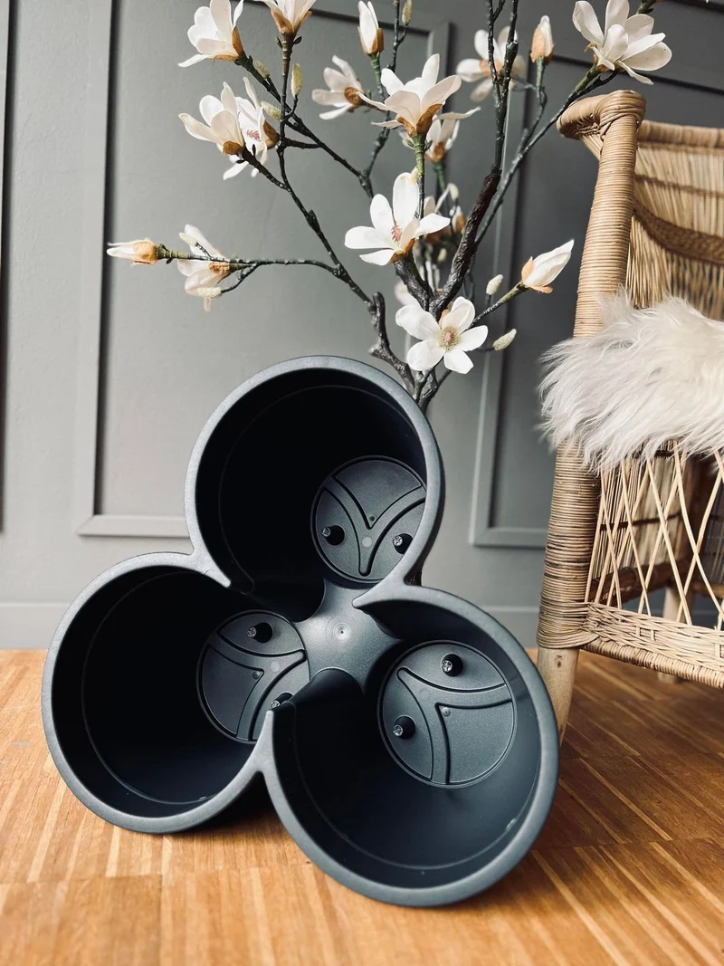 Kräutertöpfe 3‑in‑1 stapelbar Recycling