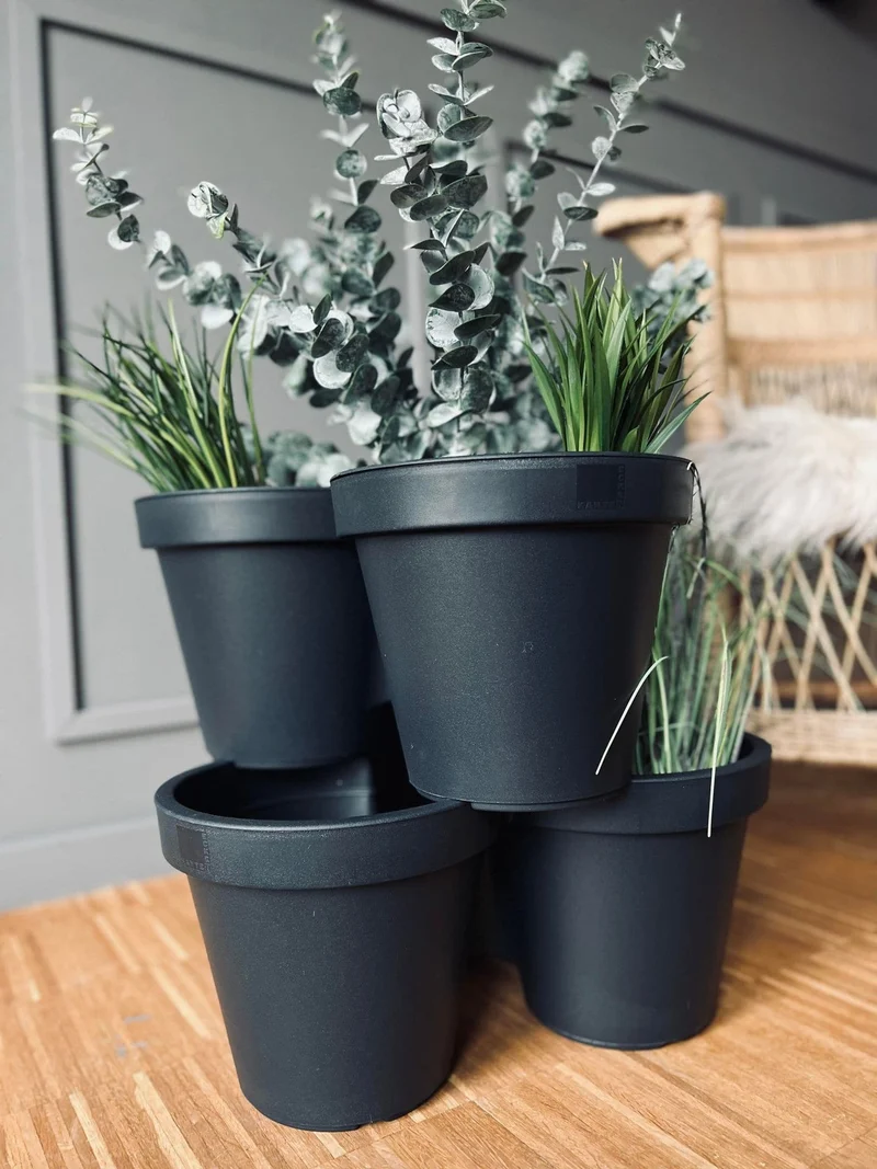 Kräutertöpfe 3‑in‑1 stapelbar Recycling