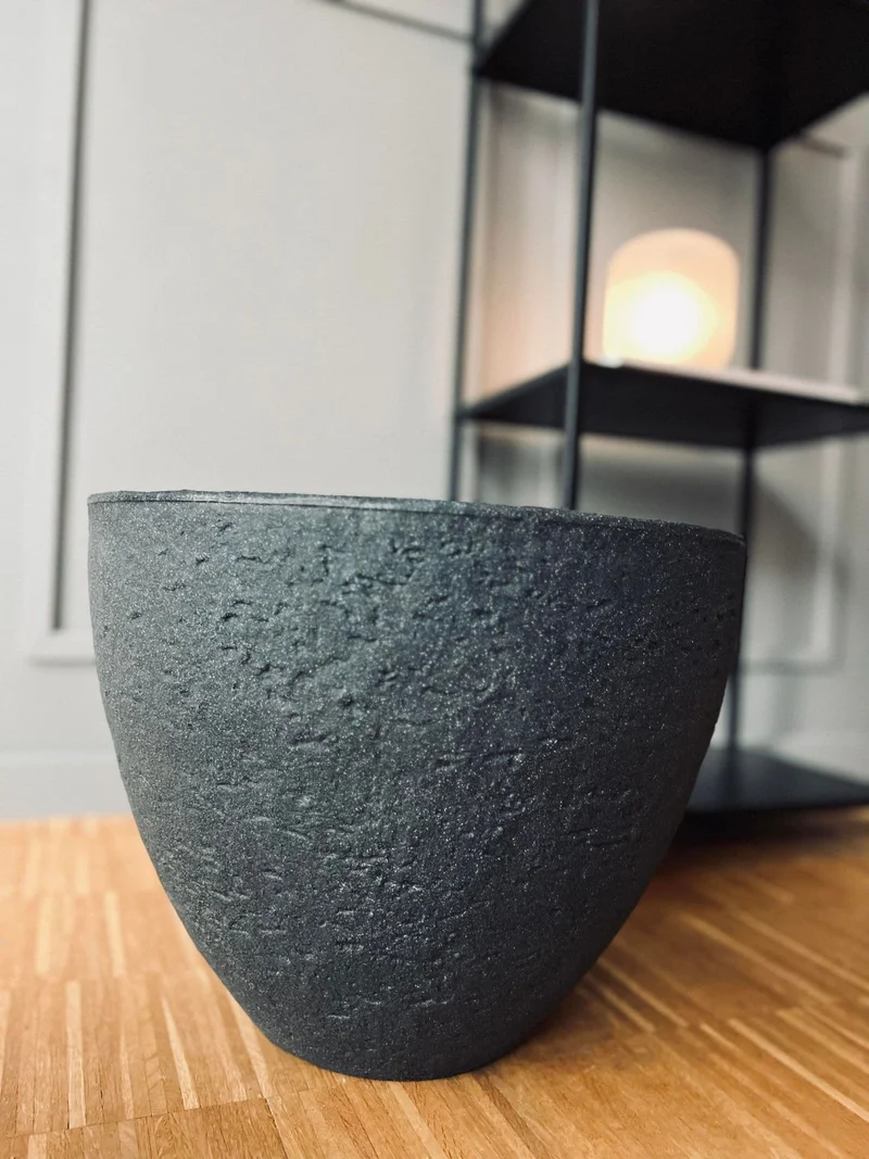 Topf aus Kunststoff - STONE - Innen und Außen