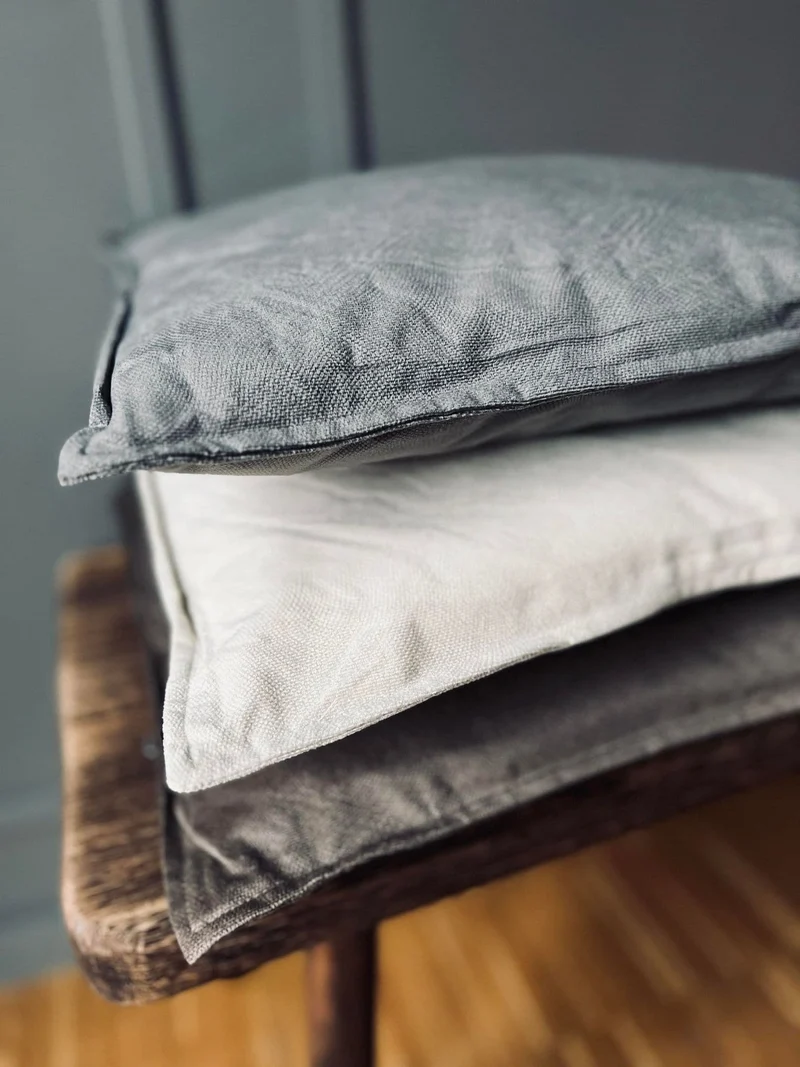 Kissen inkl. Füllung - 45x45 Hellbeige