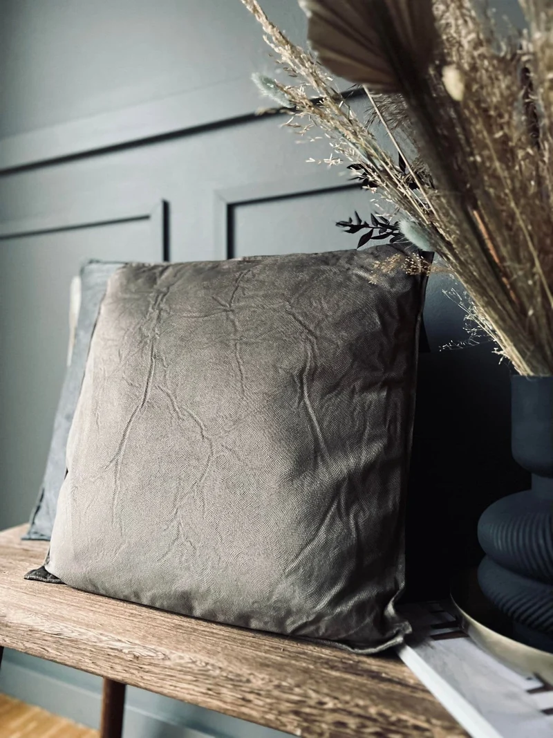 Kissen inkl. Füllung - 45x45 Taupe