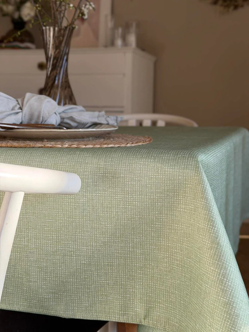 Wasserabweisende Tischdecke - Mint