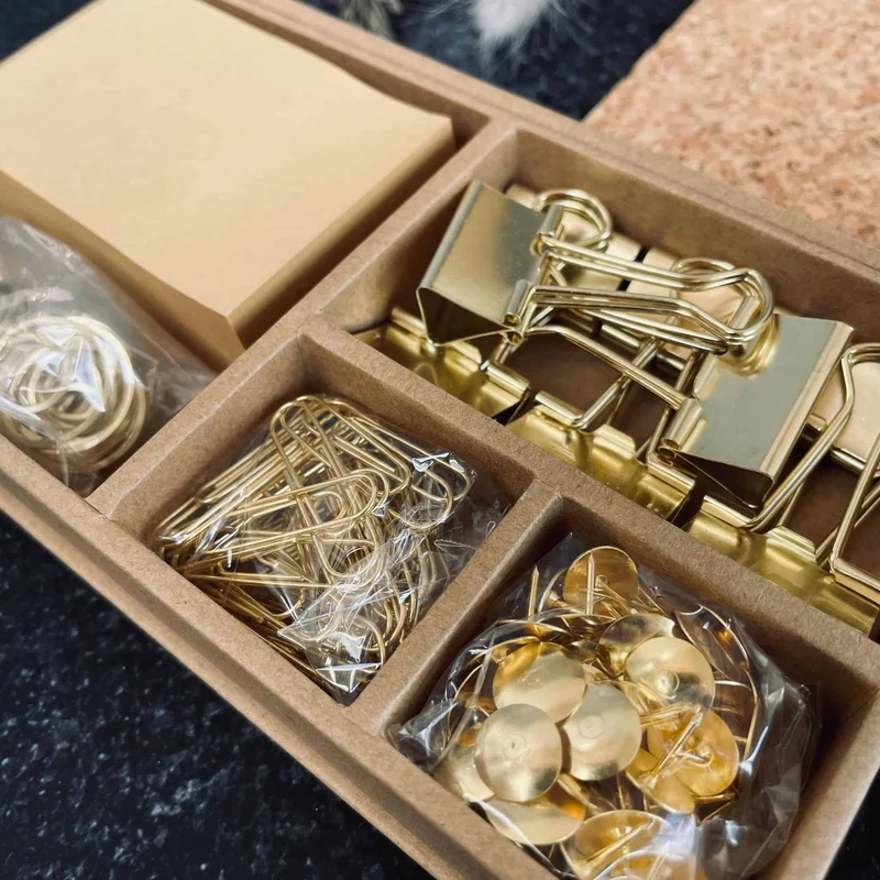 Bastelbox in Gold