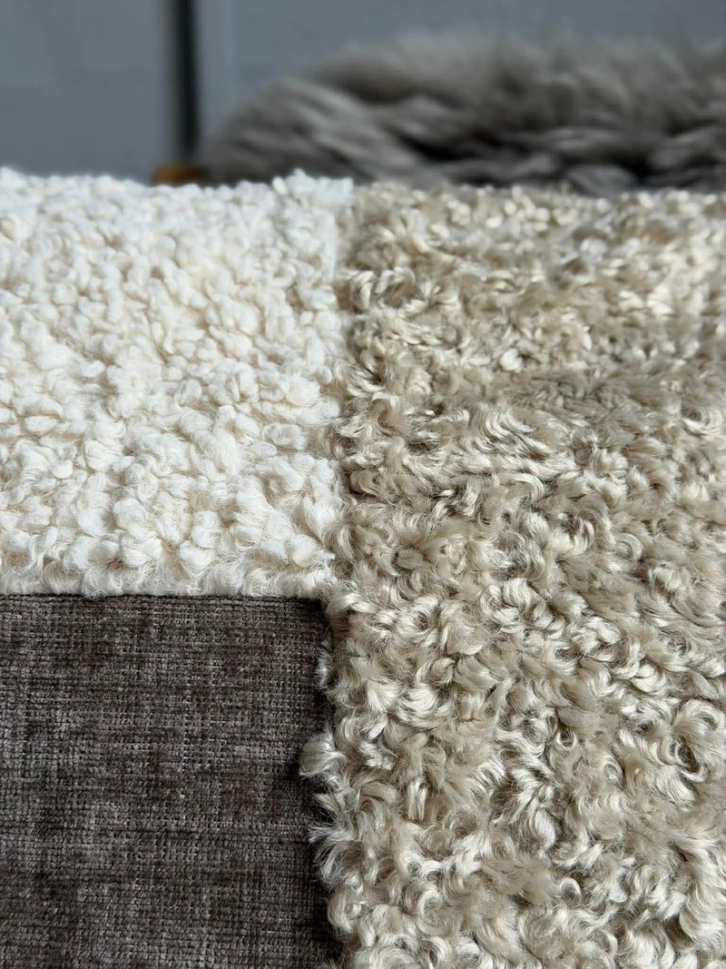 Kissen mit Füllung 45x45 cm - Chenille