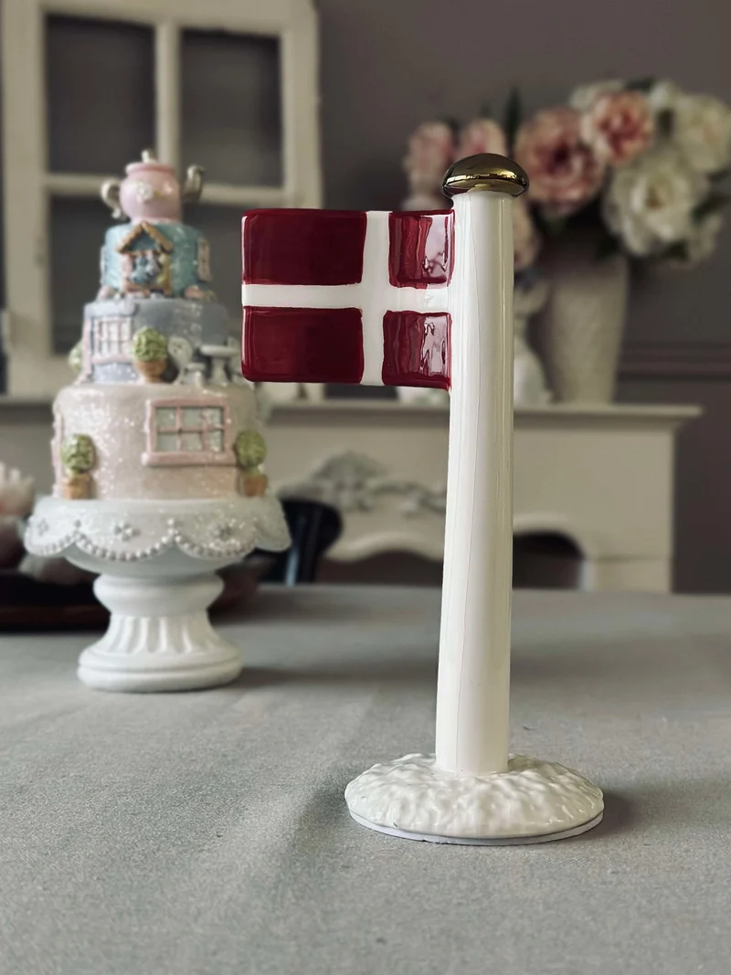 Keramikflagge – Dannebrog
