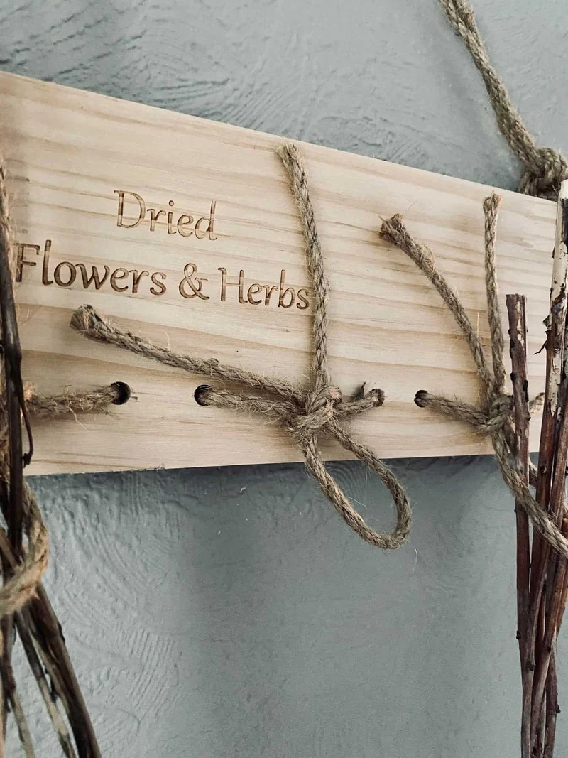 Aufhängung für Blumen