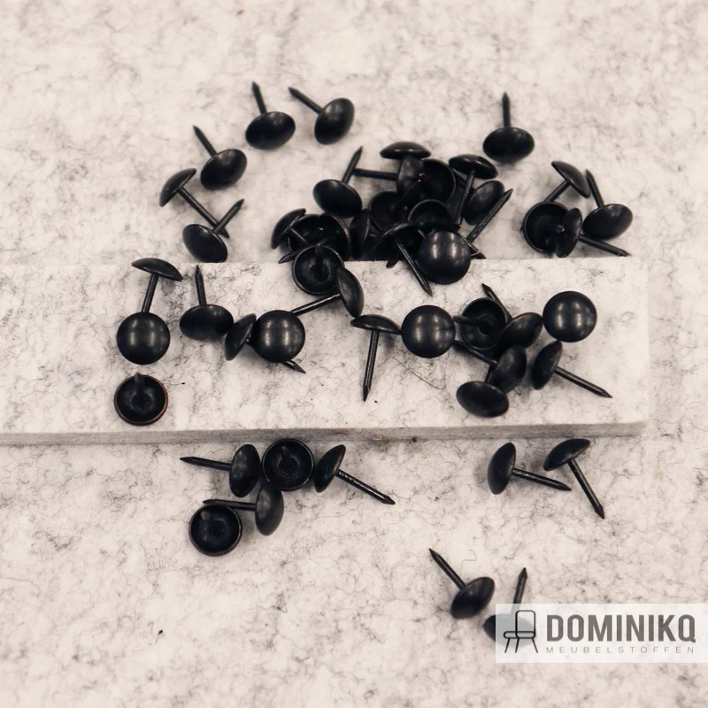 Decorative nails - Steel - 9,5mm Matte Black