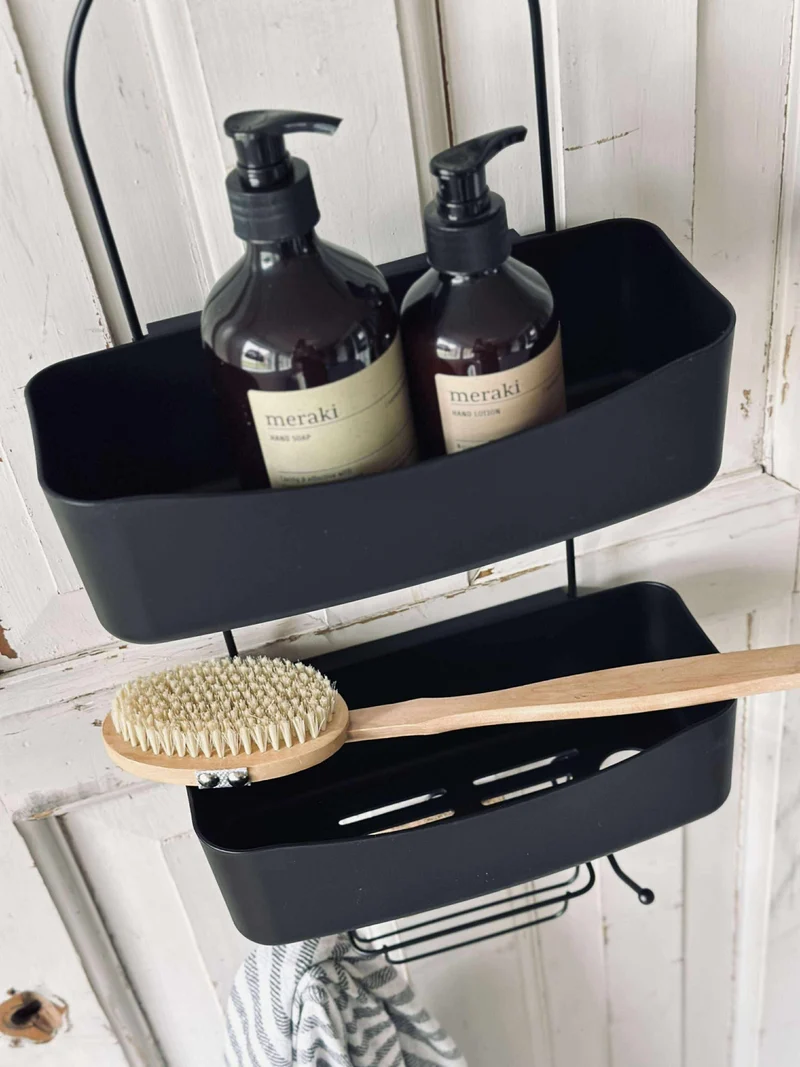 Badezimmer-Aufbewahrung - Schwarz