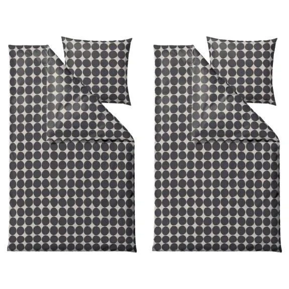 Bettwäsche, 4er Set - Södahl Kombipack - 2x Bubbles Ash & 2x Zen Taupe