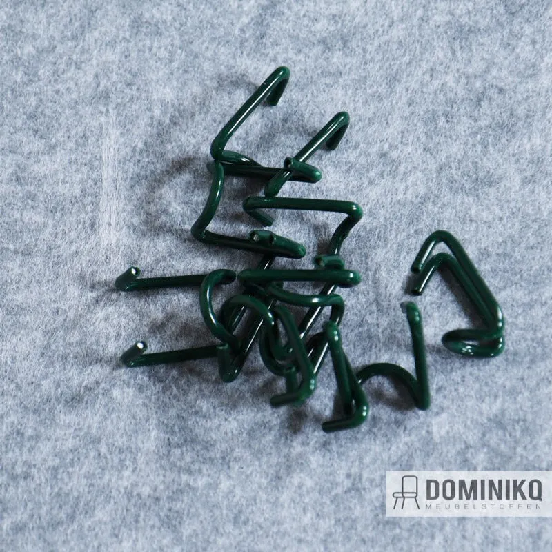 Pipe hooks for nosag springs - nosag clamp - Green (p/pc)