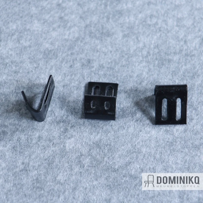 Stalen clamps for nosag springs - bench spring clips - Black