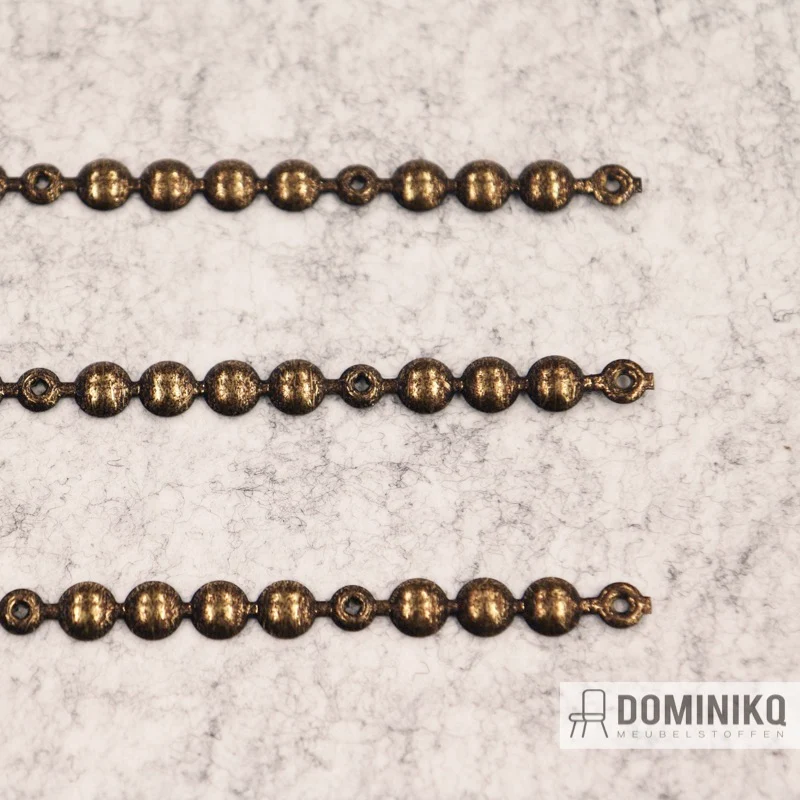 Decorative nail strips - 9,5mm - Old Gold Spotted