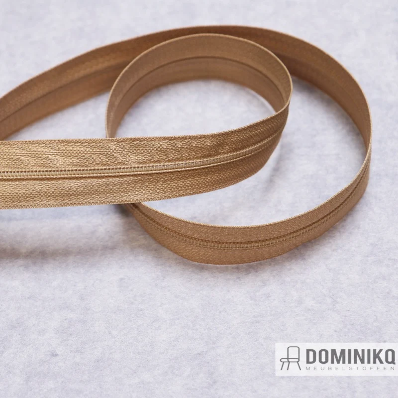Zipper on roll - Beige Dark - S40 - OPTI - 8542 - 25mm