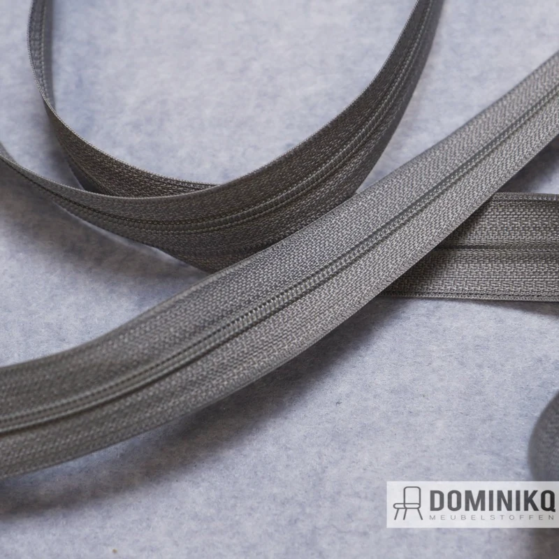 Zipper on roll - Grey - OPTI - S40 - 9389 - 25mm