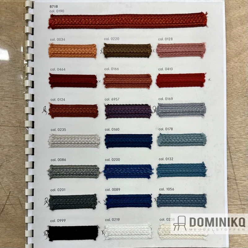 Abschlussband – Dekorband 8718-6957 – Lilaviolett – Puderblau