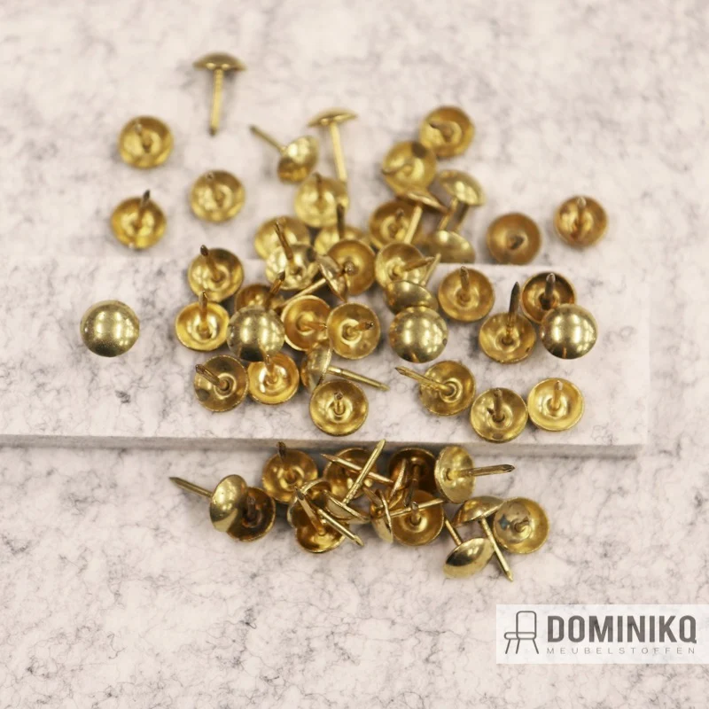 Decorative nails - Steel - 9,5mm Gold/Brass