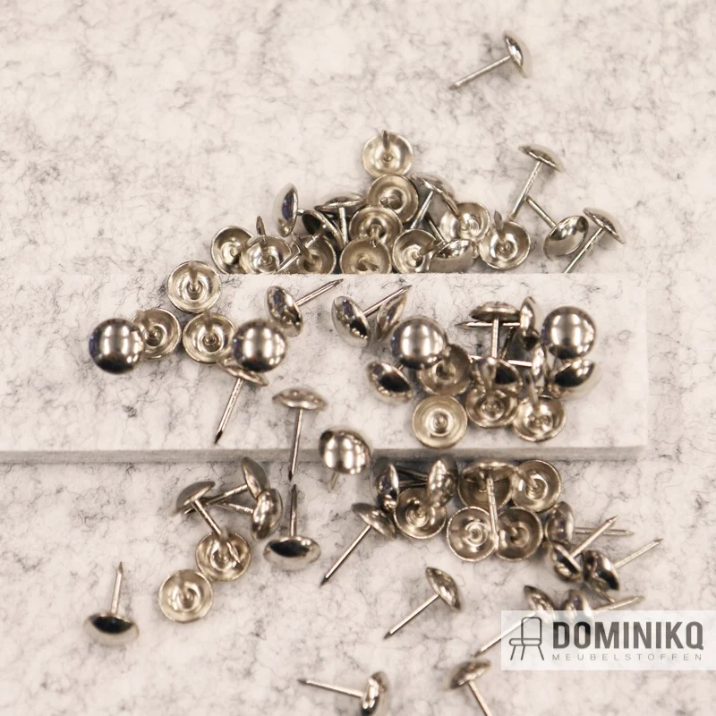 Decorative nails - Steel - 9,5mm Nickel