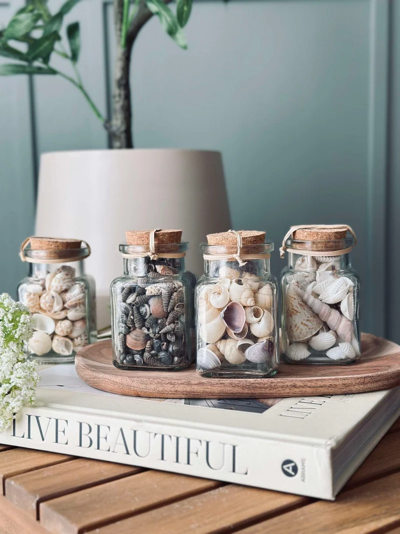 Muscheln aus Glas - Mix