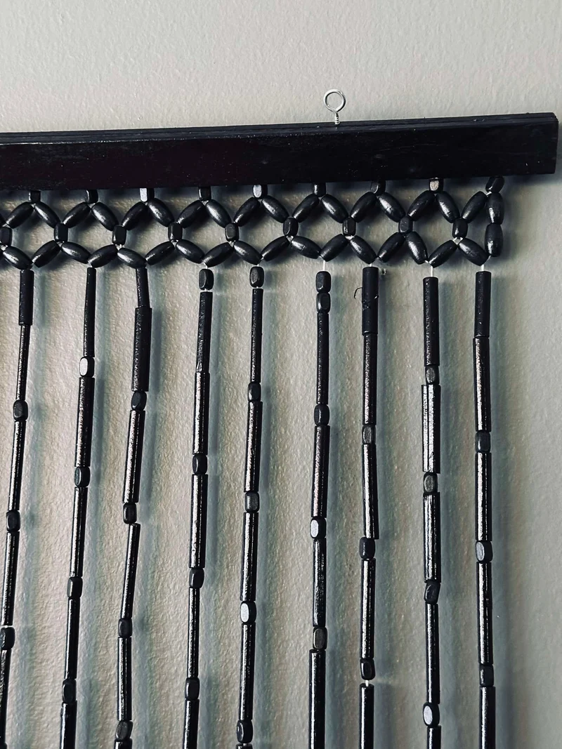 Bambusvorhang Schwarz - 90x180