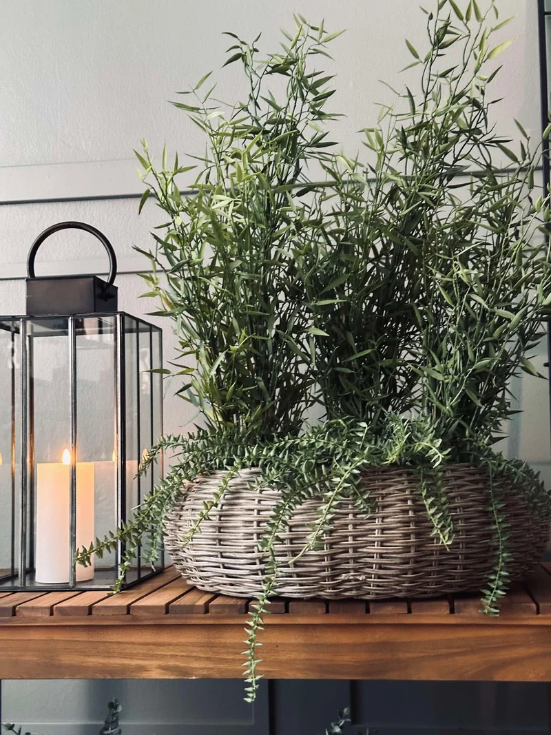 Korbset Rattan - Natur 2 Stk.