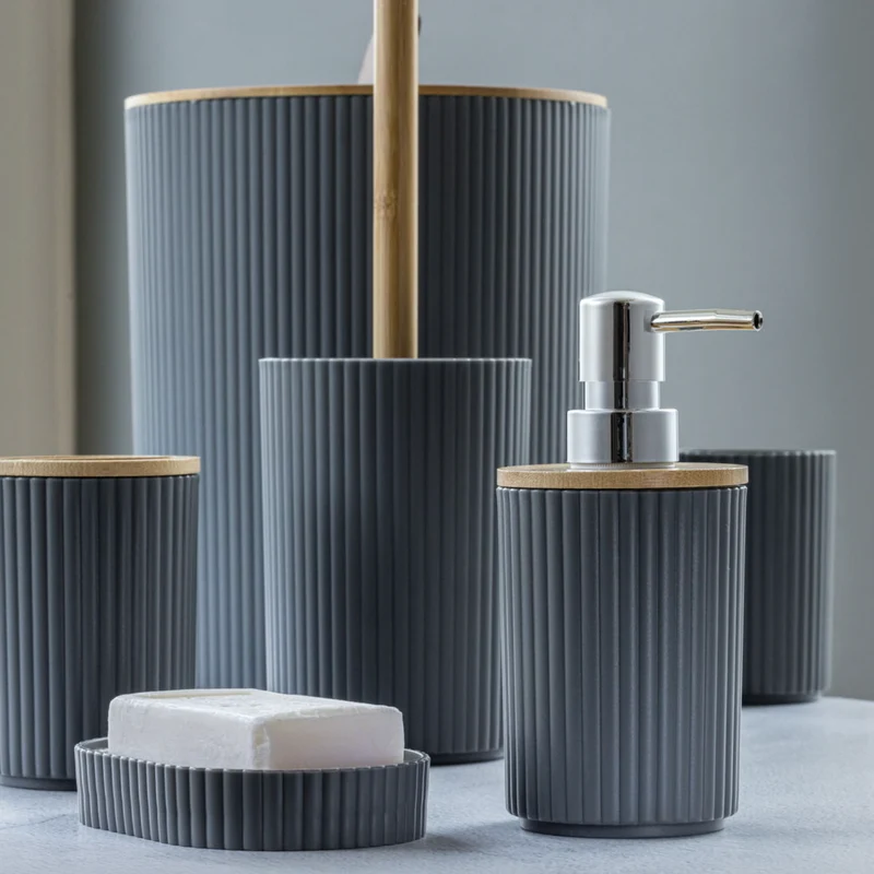 Badezimmerset: 6 Teile