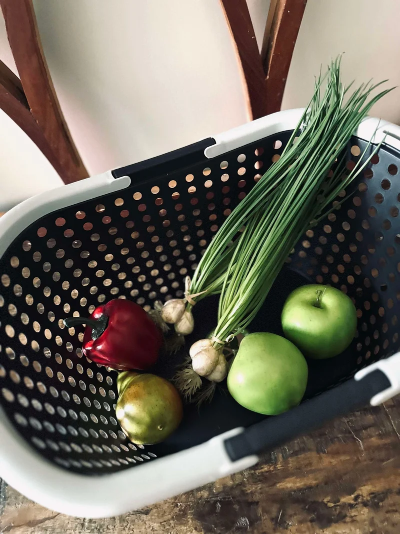 Einkaufskorb mit Griff - Recycling