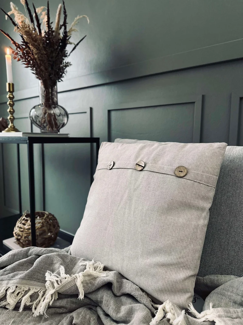Kissen mit Füllung - Beige