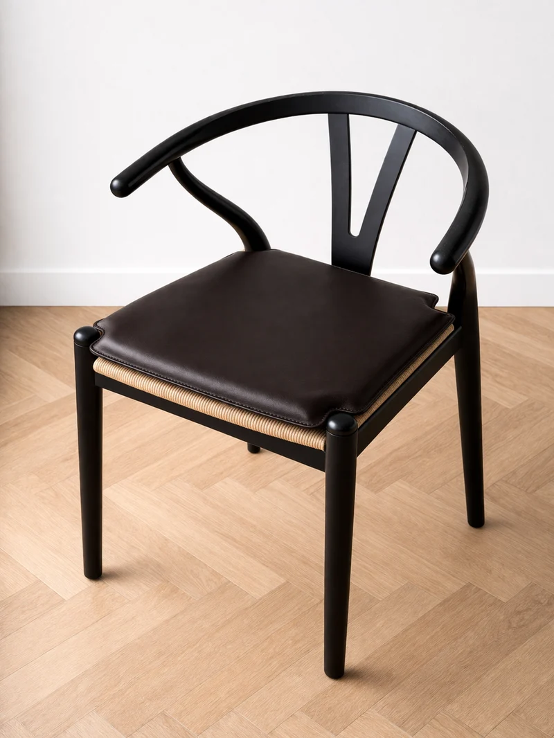 Ledersitzkissen Brown - Passt zum Y-stol